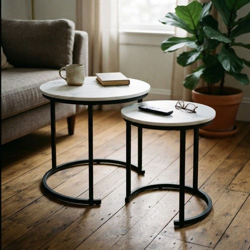 Mid century modern round - modern,