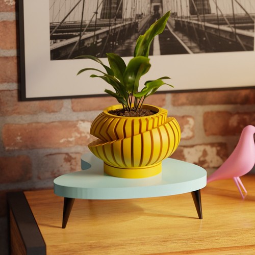 Boomerang décor table retro - boomerang,