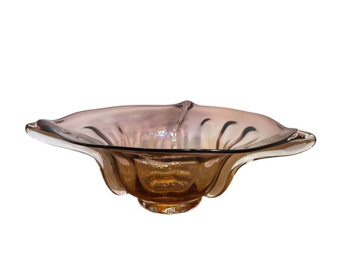 Mid century clear art glass - mid,