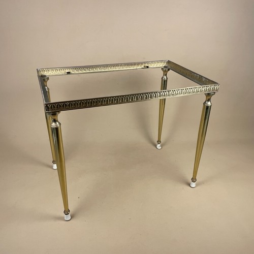 Vintage brass table - brass,