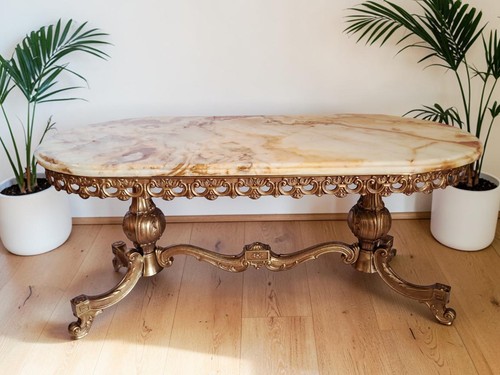 Vintage onyx brass marble - vintage,