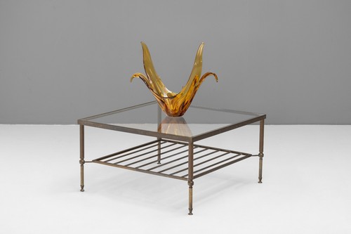 Mid century brass coffee - brass,